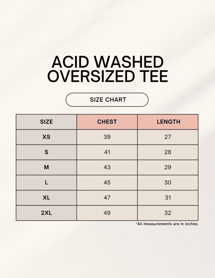 Unisex Acid Washed Oversized Tee - Image 4
