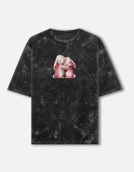 Unisex Acid Washed Oversized Tee